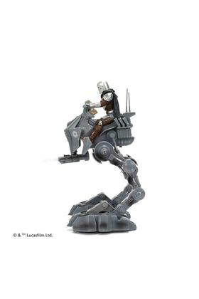 Jada Toys Star Wars AT-RT Imperial Remnant con El Mandaloriano y Grogu 1/12