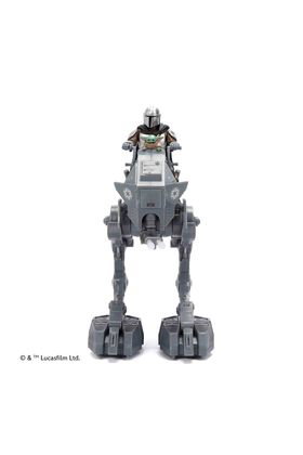 Jada Toys Star Wars AT-RT Imperial Remnant con El Mandaloriano y Grogu 1/12