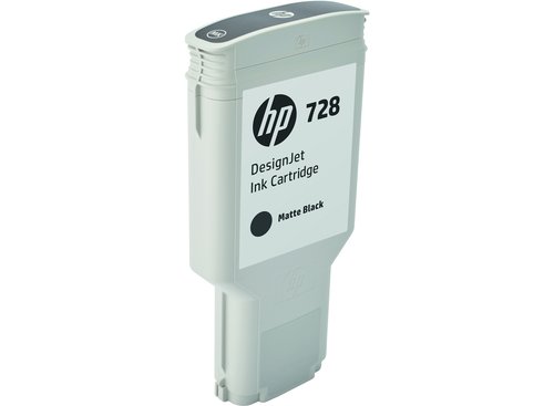 HP Cartucho de tinta DesignJet 728 Negro Mate 300 ml HP Cartucho de tinta DesignJet 728 Negro Mate 300 ml