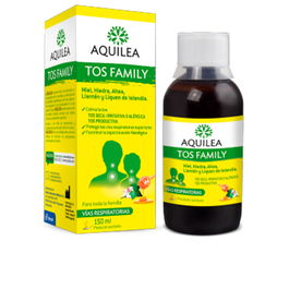 Aquilea Tos Family Jarabe 150 ml con Llantén, Altea y Miel para Gripe y Resfriado
