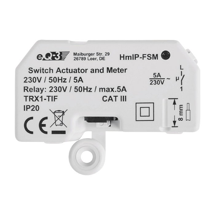 eQ-3 Homematic IP 142721A0 Actuador de Conmutación Blanco eQ-3 Homematic IP 142721A0 Actuador de Conmutación Blanco