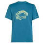 Camiseta de Manga Corta Hombre O'Neill O'Riginals Hybrid Upf Graphic Azul