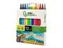 Liderpapel Rotulador Slim Caja 12 Unidades Colores Surtidos Punta Fina 2 mm Tinta Base Agua Lavable