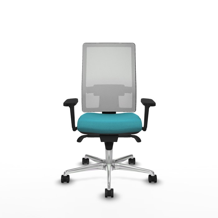 PIQUERAS Y CRESPO Silla de oficina Horna con Mecanismo Sincro, Turquesa y Blanco PIQUERAS Y CRESPO Silla de oficina Horna con Mecanismo Sincro, Turquesa y Blanco