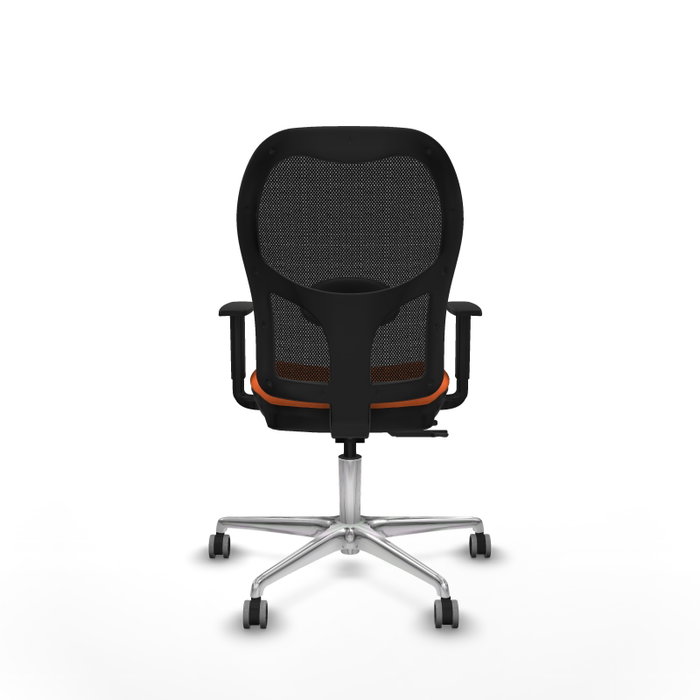 PIQUERAS Y CRESPO Silla de oficina Jorquera Naranja y Negro