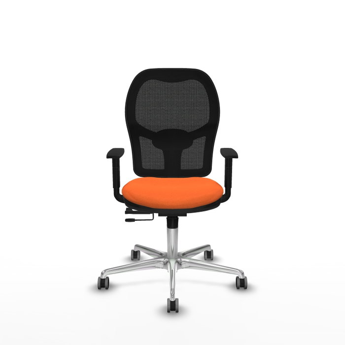 PIQUERAS Y CRESPO Silla de oficina Jorquera Naranja y Negro