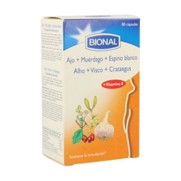 Bional Ajo Muérdago y Espino Blanco 80 Cápsulas - Complemento Circulatorio y Defensas