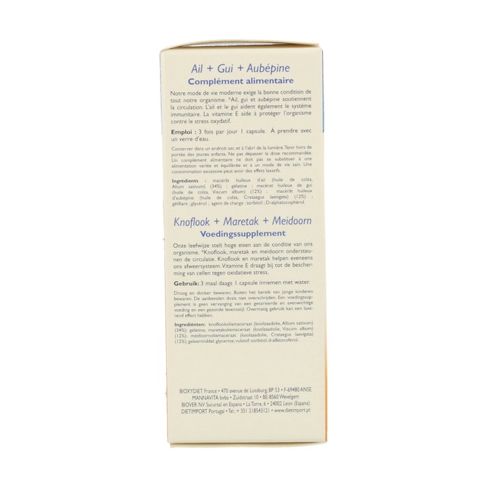 Bional Ajo + Muérdago + Espino Blanco 80 cápsulas