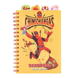 ERIK Cuaderno A5 Deadpool Marvel Tapa Blanda 80 Hojas Bullet Interior con Separadores Personalizados