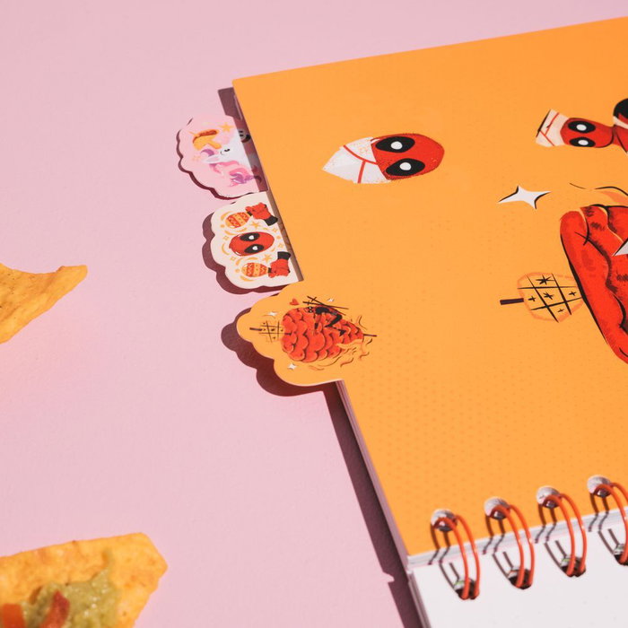 ERIK Cuaderno A5 Deadpool Marvel Tapa Blanda 80 Hojas Bullet Interior con Separadores Personalizados