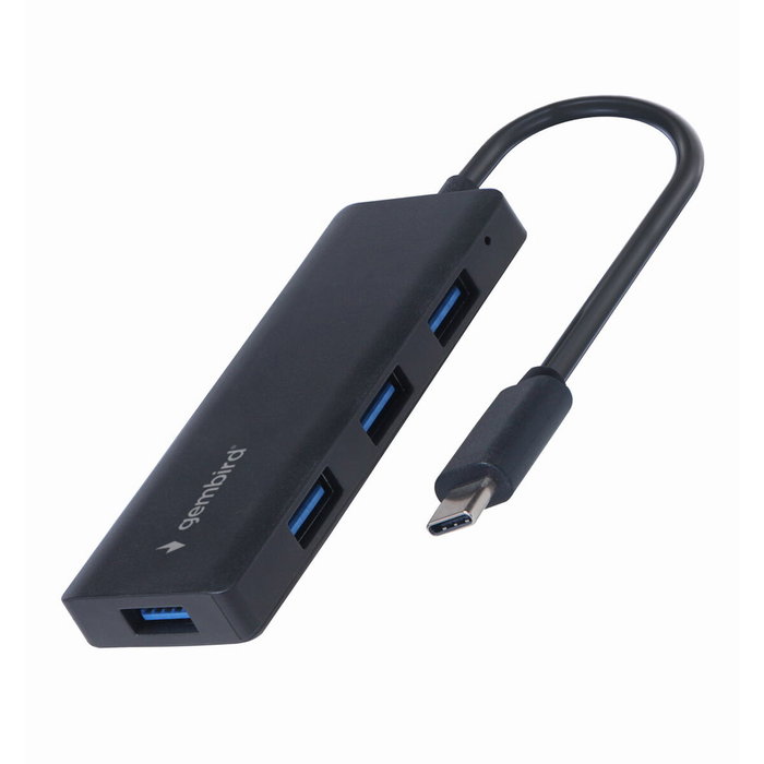 GEMBIRD UHB-CM-U3P4-02 Base para portátil y replicador de puertos USB 3.2 Gen 1 Type-C Negro GEMBIRD UHB-CM-U3P4-02 Base para portátil y replicador de puertos USB 3.2 Gen 1 Type-C Negro