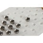 DKD Home Decor Juego Piedra Inox Solitario Dorado y Plateado 35x20x2 cm