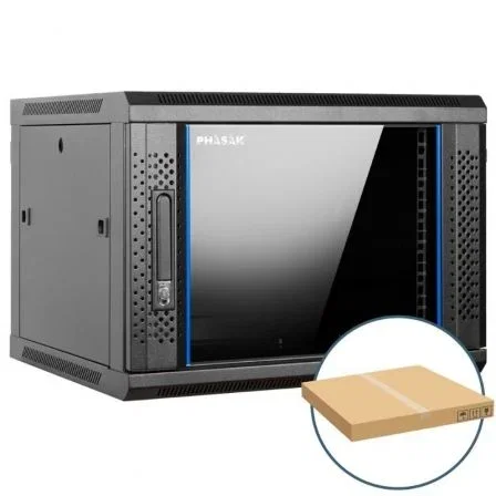 Phasak Rack Mural 19" PHO 2209D 9U 542x450 Desmontado Vidrio Templado Phasak Rack Mural 19" PHO 2209D 9U 542x450 Desmontado Vidrio Templado