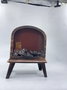 DKD Home Decor Chimenea Navidad Alpina Negro 15 x 41 x 31 cm