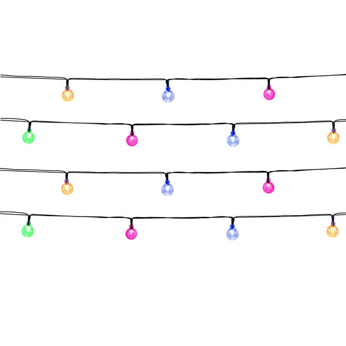 Lumisky Guirnalda de Luces Solares para Exteriores 5.8m con 20 Bombillas LED Multicolor FESTY COLOR - LUM3666162003609 Lumisky Guirnalda de Luces Solares para Exteriores 5.8m con 20 Bombillas LED Multicolor FESTY COLOR - LUM3666162003609