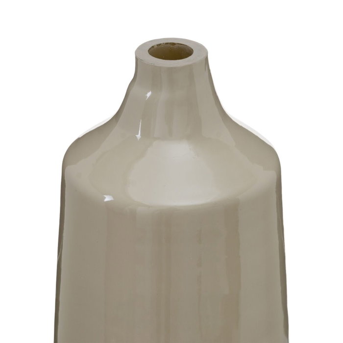 Ixia Botella Decorativa Beige-Plata 20 x 11 x 53 cm