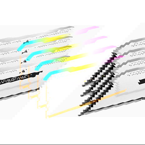 Corsair Vengeance RGB Pro CMH64GX4M4E3200C16W Kit de Memoria RAM 64GB (4x16GB) DDR4 3200MHz CL16 DIMM Blanco RGB