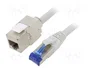 LOGILINK Prolongador Ethernet Cat 6a S/FTP 2m Gris