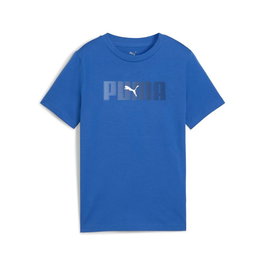 Camiseta de Manga Corta Infantil Puma Essentials Logo Lab B Azul