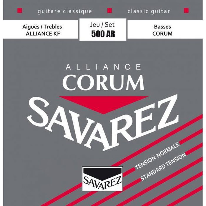 Juego de Cuerdas Savarez para Guitarra Clásica Alliance Corum Roja Juego de Cuerdas Savarez para Guitarra Clásica Alliance Corum Roja