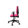 PIQUERAS Y CRESPO Silla de oficina Elche Rosa con mecanismo Asincro