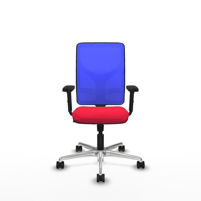 PIQUERAS Y CRESPO Silla de oficina Motilla con mecanismo Sincro, Rojo y Azul PIQUERAS Y CRESPO Silla de oficina Motilla con mecanismo Sincro, Rojo y Azul