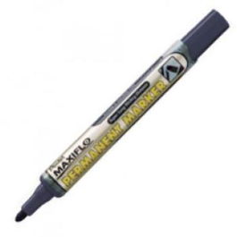 Pentel NLF50 Rotulador Permanente Punta Bala Negro Tinta Resistente Ideal para Superficies