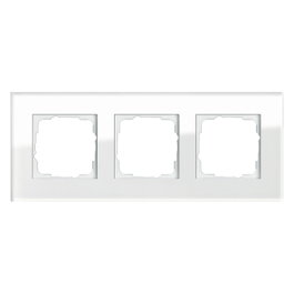 GIRA Esprit Glas Marco 3-fach Blanco