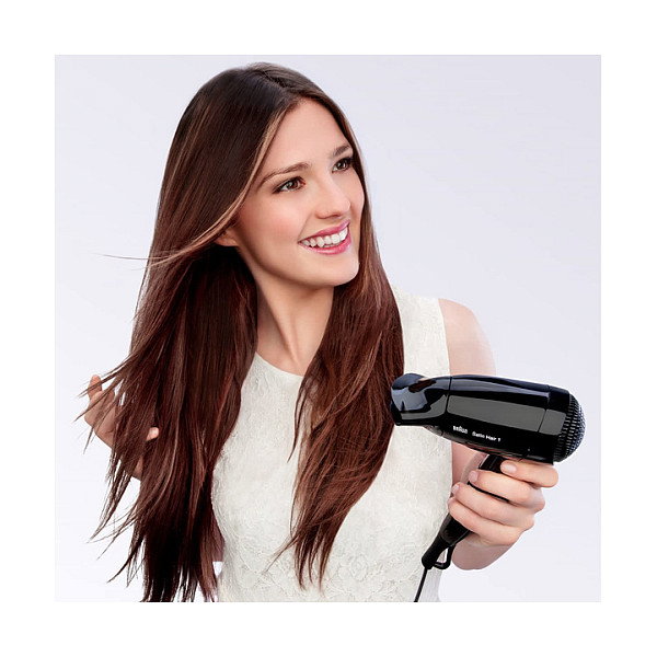 Braun Secador de pelo Style&Go HD130 1200W Negro