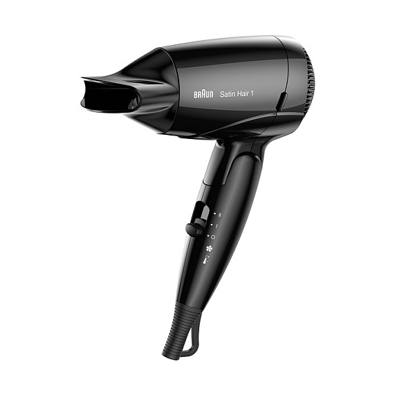 Braun Secador de pelo Style&Go HD130 1200W Negro