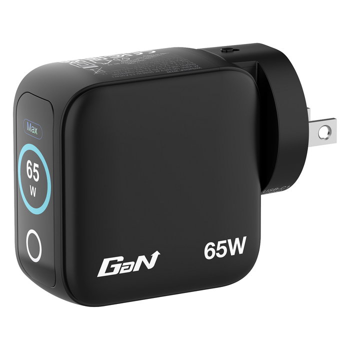 Verbatim Mini GaN Charger 65W con Pantalla (2xUSB-C, 1xUSB-A)