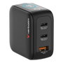 Verbatim Mini GaN Charger 65W con Pantalla (2xUSB-C, 1xUSB-A)