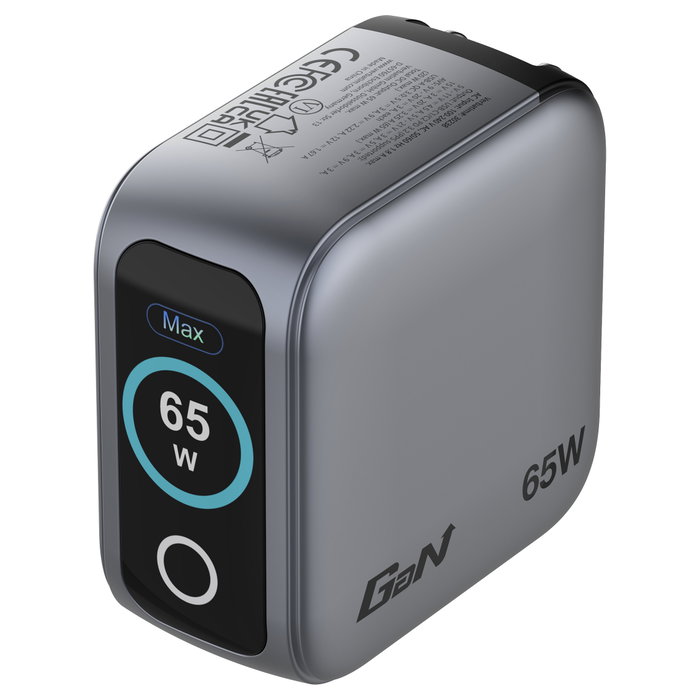 Verbatim Mini GaN Charger 65W con Pantalla TFT (2xUSB-C + 1xUSB-A) Verbatim Mini GaN Charger 65W con Pantalla TFT (2xUSB-C + 1xUSB-A)