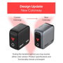 Verbatim Mini GaN Charger 65W con Pantalla (2xUSB-C, 1xUSB-A)