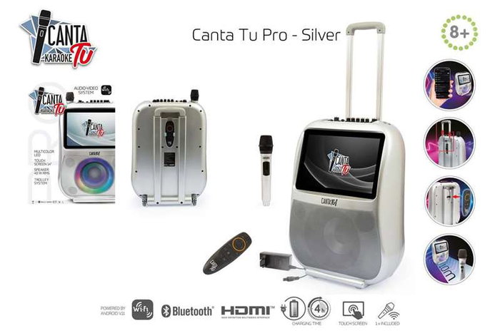 Famosa Karaoke Canta Tu Pro Sistema de Audio y Video de Alta Calidad Incluye Micrófono Inalámbrico Famosa Karaoke Canta Tu Pro Sistema de Audio y Video de Alta Calidad Incluye Micrófono Inalámbrico