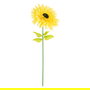 Flor Gerbera Amarillo Artificial 60 X 60 X 150 cm