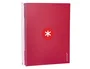 Antartik Cuaderno espiral A4 120h tapa forrada color frambuesa