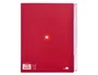 Antartik Cuaderno espiral A4 120h tapa forrada color frambuesa