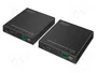 Digitus Extender Set HDMI Fiber IP 4K/60Hz DS-55350 Negro