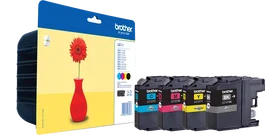 Brother Multipack LC-121 Negro, Cian, Magenta y Amarillo