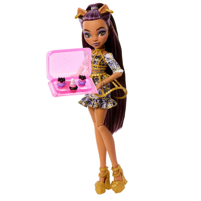 Mattel Monster High JBG78 Kit de Pastelería Cumplespantos con Muñeca Clawdeen Wolf +4 Años
