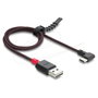 DeLOCK EASY-USB 2.0 Cable USB Tipo-A a USB Tipo-C™ Angular 0,5 m Rojo/Negro