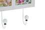DKD Home Decor Perchero Bubbles Urban Multicolor Rosa 7 x 26 x 40 cm (2 Unidades) MDF Metal