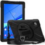 eSTUFF Funda AUSTIN Defender para Lenovo TAB M10 HD 2ª Gen (TB-X306X) Negra, Resistente a Golpes, Soporte 360º, Correa de Mano y Hombro