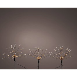 Lumineo Estacas fuegos artificiales ø25 x 45 cm