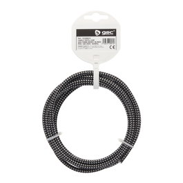 GSC Evolution Cable textil 2,5M (2x0.75mm) Negro/Blanco