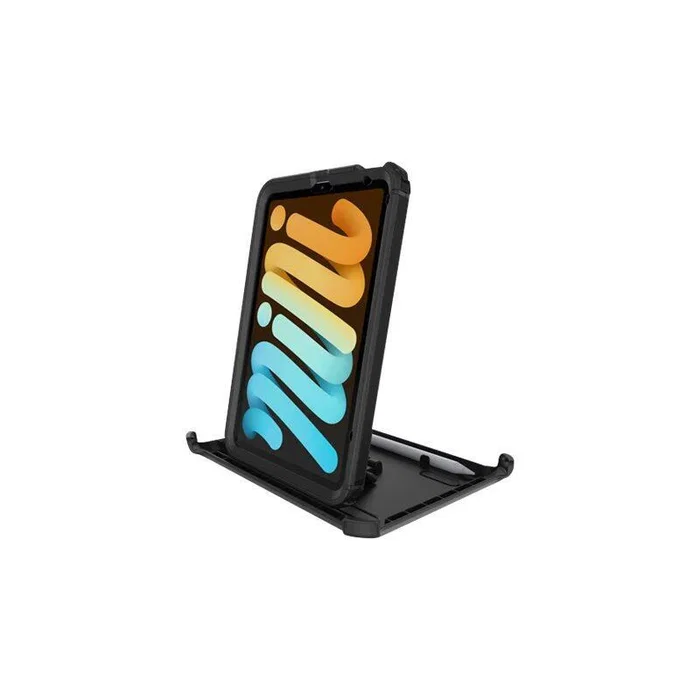 OtterBox Defender Series Carcasa Trasera Protectora para Apple iPad mini (6ª generación) - Negro, Protección Drop+, Multicapa, MIL-STD-810G, Garantía de por vida