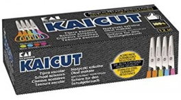 ALPINO Pack de 12 tijeras escolares Kaicut 13cm