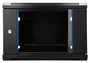 Extralink LITE 6U 530X400 Gabinete de Rack Negro con Estante