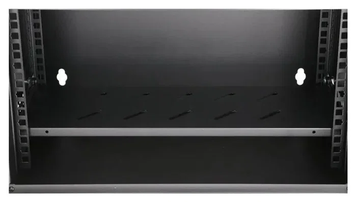 Extralink LITE 6U 530X400 Gabinete de Rack Negro con Estante